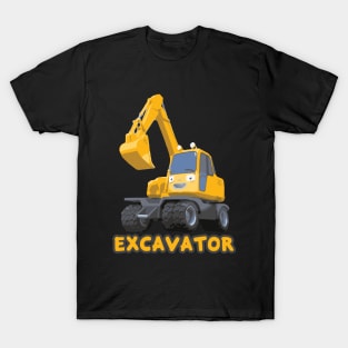 Tayo the heavy vehicles construction cartoon POCO I am an excavator T-Shirt